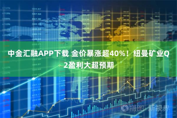 中金汇融APP下载 金价暴涨超40%！纽曼矿业Q2盈利大超预期